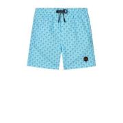 Shiwi zwemshort lichtblauw Jongens Gerecycled polyester All over print...