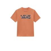 VANS T-shirt Classic cognac Bruin Jongens/Meisjes Katoen Ronde hals Lo...