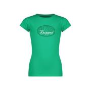 Raizzed T-shirt Mayra met printopdruk felgroen Meisjes Katoen Ronde ha...