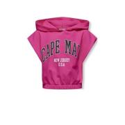 KIDS ONLY GIRL sweat top KOGAMANDA fuchsia Sweater Roze Tekst - 122/12...