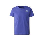 The North Face T-shirt Redbox blauw/zwart Jongens/Meisjes Katoen Ronde...