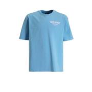 BLACK BANANAS T-shirt JR. SUNNY met backprint blauw Jongens Stretchkat...