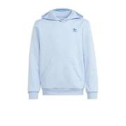 adidas Originals hoodie lichtblauw Sweater Effen - 140