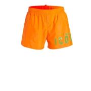Dsquared Zwemshort Oranje Jongens Polyester Logo - 176
