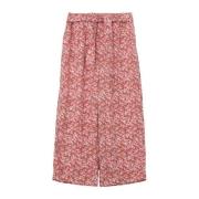 s.Oliver gebloemde broek rood Meisjes Viscose Bloemen - 170