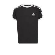 adidas Originals T-shirt met logo zwart/wit Jongens/Meisjes Katoen Ron...