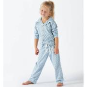 Little Label pyjama met sterren van biologisch katoen blauw Meisjes St...
