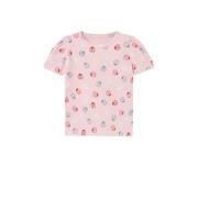 NAME IT MINI T-shirt NMFFAYE met all over print lichtroze Meisjes Biol...