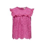 KIDS ONLY GIRL top KOGCLEO LIFE warmroze Meisjes Katoen Ronde hals Eff...