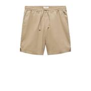 Mango Kids casual short lichtbeige Korte broek Jongens Katoen Effen - ...