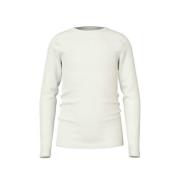 NAME IT KIDS longsleeve NKFNAKAL wit Meisjes Stretchkatoen Ronde hals ...