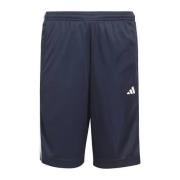 adidas Sportswear regular fit casual short met logo donkerblauw/wit Ko...