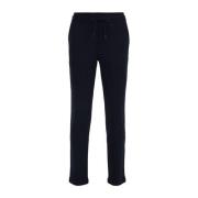 WE Fashion slim fit broek donkerblauw Jongens Polyester Effen - 164