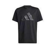 adidas Sportswear junior voetbalshirt training zwart Sport t-shirt Jon...