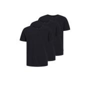 JACK & JONES JUNIOR T-shirt - set van 3 zwart Jongens Katoen Ronde hal...
