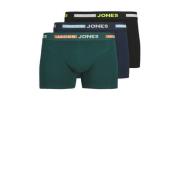 JACK & JONES JUNIOR boxershort JACSCOTT - set van 3 groen/donkerblauw/...