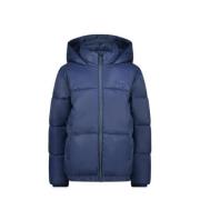 Raizzed gewatteerde winterjas Lima blauw Meisjes Nylon Capuchon Effen ...