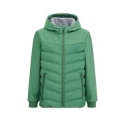 WE Fashion dun gewatteerde zomerjas ivy green Groen Jongens Polyester ...