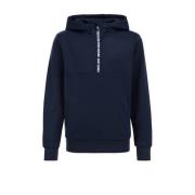 WE Fashion hoodie donkerblauw Sweater Effen - 98/104