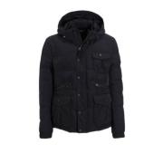 Airforce gewatteerde winterjas DENNIS donkerblauw Jongens Polyester Ca...