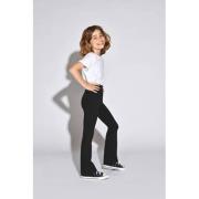 KIDS ONLY flared broek KONPAIGE zwart Meisjes Viscose Effen - 122