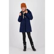 Vingino gewatteerde winterjas Tavina donkerblauw Meisjes Polyester Cap...