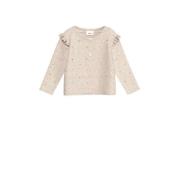 s.Oliver baby vest met stippen en ruches beige/multicolor Meisjes Kato...