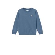 NAME IT KIDS sweater NKMVIMO helderblauw Effen - 122/128