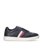 Tommy Hilfiger leren sneakers donkerblauw Jongens Leer Logo - 40