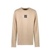 Cars longsleeve SPYZER met logo lichtzand Beige Jongens Katoen Ronde h...