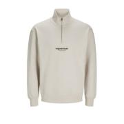 JACK & JONES JUNIOR sweater JORVESTERBRO met tekst Beige Tekst - 128