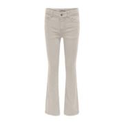 KIDS ONLY GIRL flared broek KOGANNE greige Beige Meisjes Katoen Effen ...