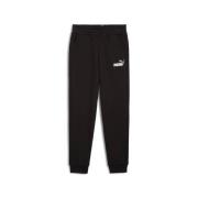 Puma gemêleerde regular fit joggingbroek zwart/wit Jongens/Meisjes Kat...