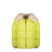 Like Flo quilted gewatteerde winterjas Amaya felgeel/beige Meisjes Pol...