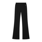 NIK&NIK flared broek Vonda zwart Meisjes Polyester Effen - 176