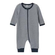 NAME IT BABY gestreepte baby pyjama NBNNIGHTSUIT donkerblauw Jongens/M...