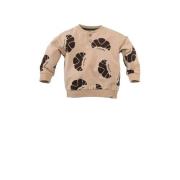 Z8 sweater Aloin beige/bruin Trui Jongens Stretchkatoen Ronde hals All...