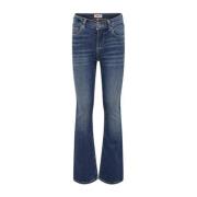 KIDS ONLY GIRL flared jeans medium blue denim Blauw Meisjes Stretchden...