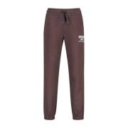 Vingino tapered fit joggingbroek Basic met printopdruk aubergine Paars...