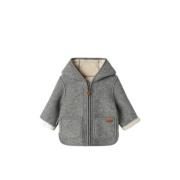 NAME IT BABY baby jas NBNMILY grijs Jongens Polyester Capuchon Effen -...