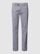 Slim fit chino met labeldetail, model 'LUPUS'