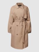 Trenchcoat met strikceintuur, model 'DOREEN'