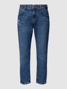 Straight leg jeans in destroyed-look, model 'Athen'