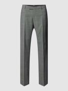 Modern fit pantalon met persplooien, model 'Brad'