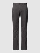 Stoffen slim fit broek met structuurpatroon