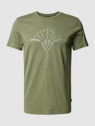 T-shirt met logoprint, model 'Alerio'