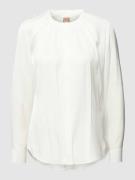 Zijden blouse met knoopsluiting, model 'Banorah'