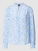 Zijden blouse met all-over print, model 'BANORA'
