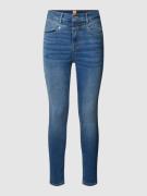 Skinny fit jeans met labelpatch, model 'KITT'