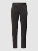 Tapered fit chino met stretch